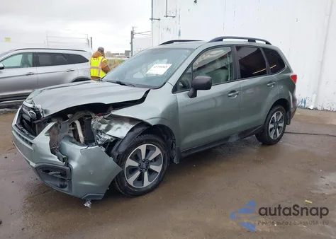 2017 Subaru Forester 2.5I z USA, uszkodzony, nr VIN JF2SJABC6HH510502
